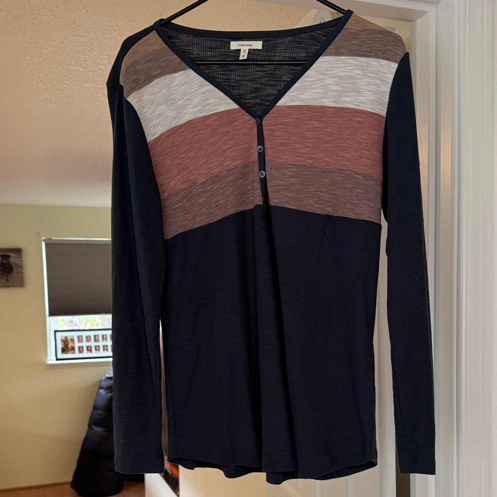 Maurices Multicolor Long Sleeve Top